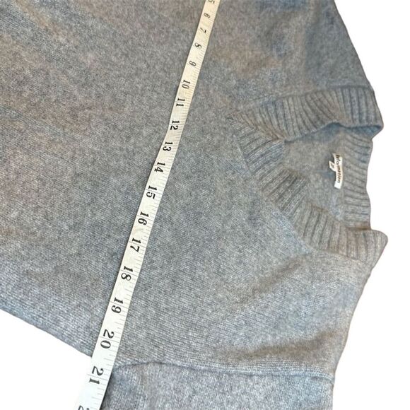 Reformation Women's Gray Cashmere V-Neck Pullover Sweater Long Sleeve - Picture 5 of 9